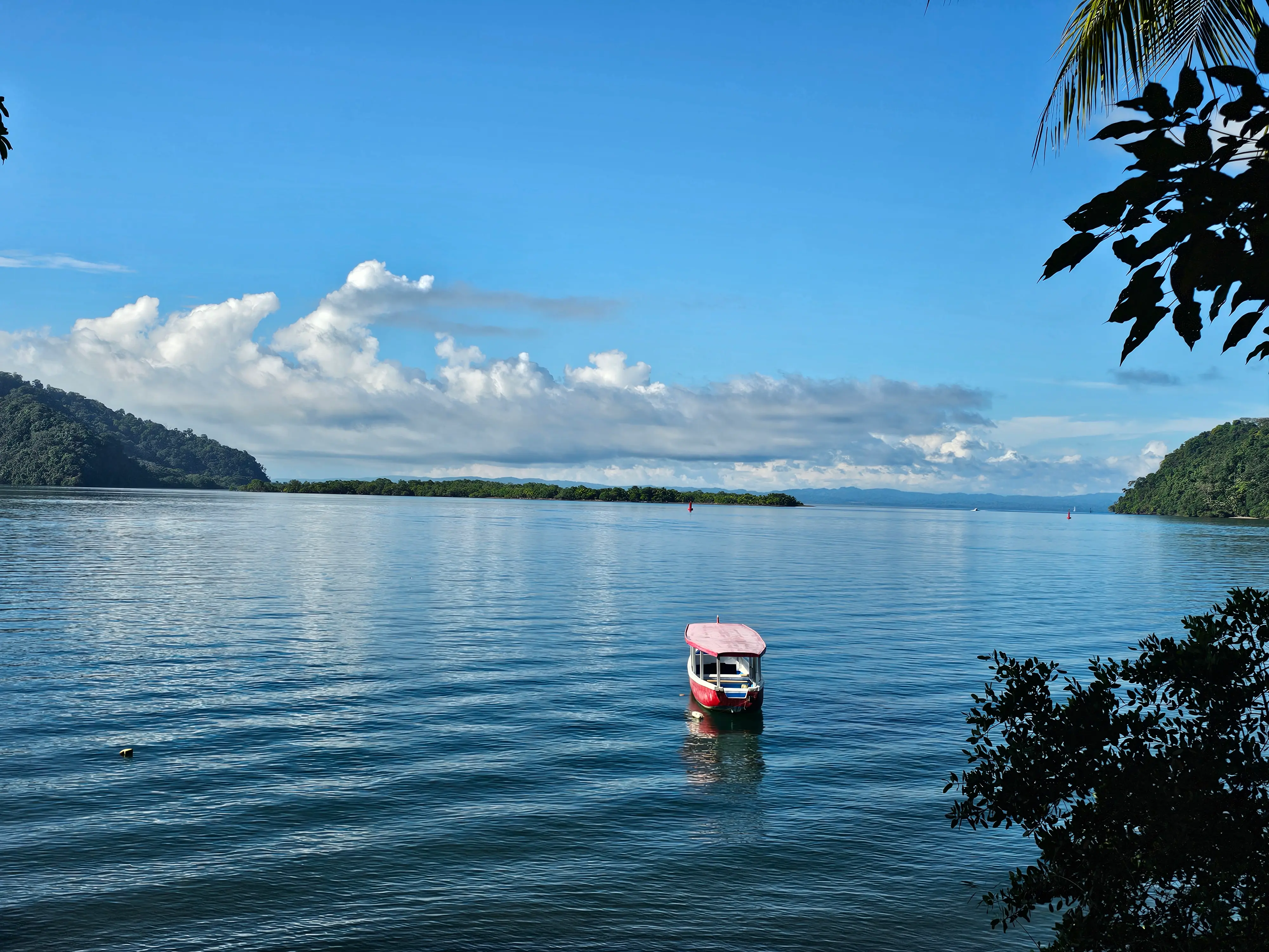 Mar Golfito atardecer