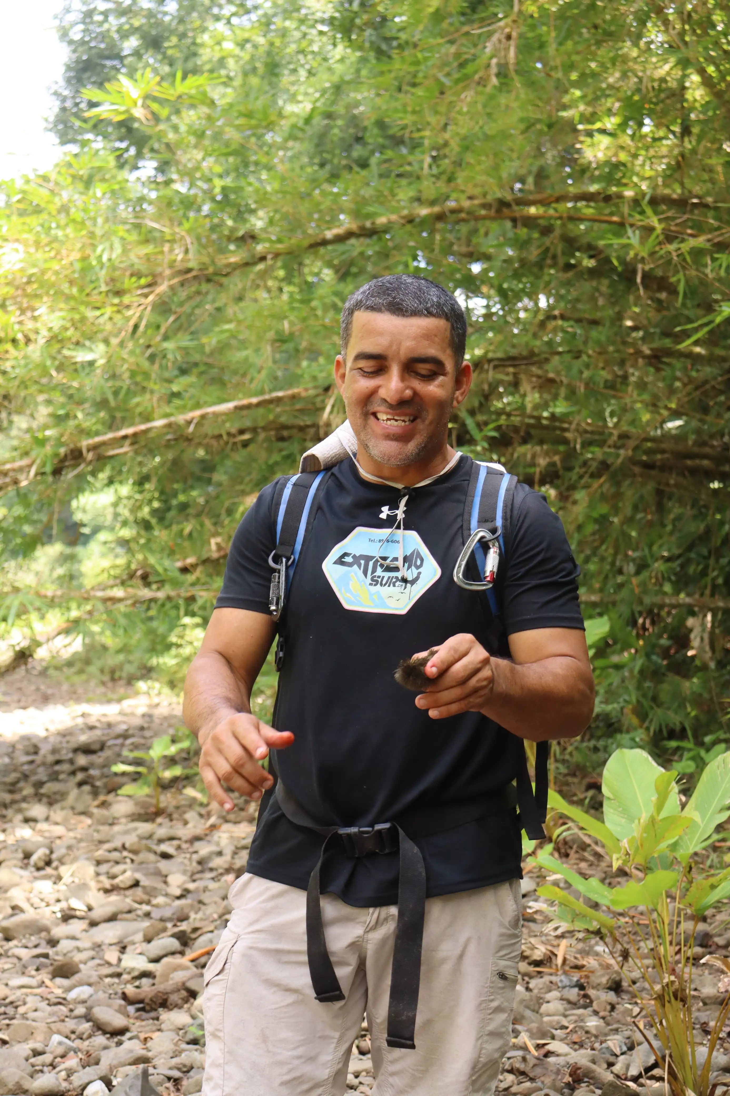 Fernando Zelaya en la selva